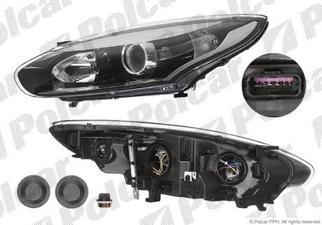 Фара основна права H7, PY21W, W5W Polcar 60C210-EUA