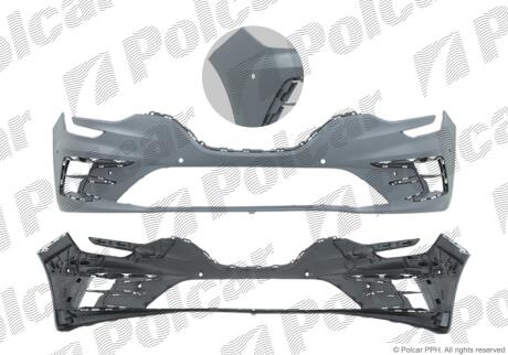Бампер передній Polcar 60C30743J