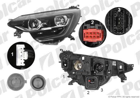 Фара основная Polcar 60C3092V