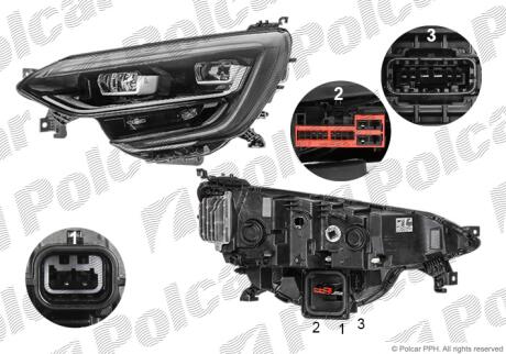 Фара основна Polcar 60C3093E