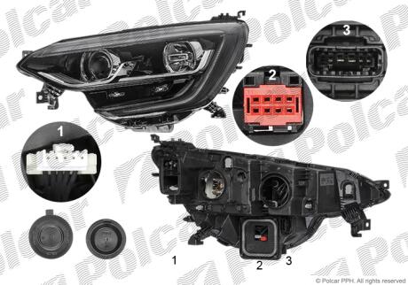 Фара основна Polcar 60C3095V