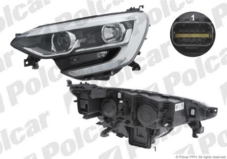 Фара основная Polcar 60C3096V