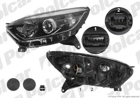 Фара основная Polcar 60L1092E