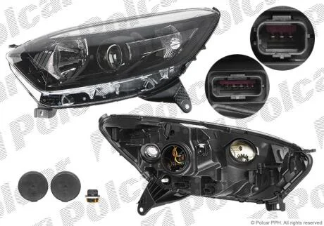 Фара основная Polcar 60L110-U