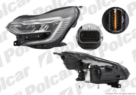 Фара основная Polcar 60L2091H