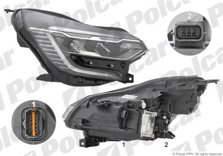 Фара основная Polcar 60L2101H