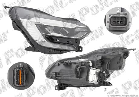Фара основная Polcar 60L210-H