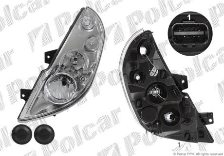 Фара основная Polcar 60N1105E