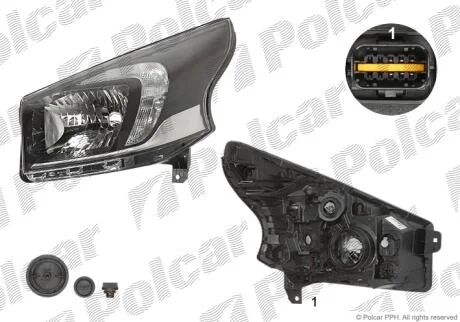 Фара основна Polcar 60N210-H