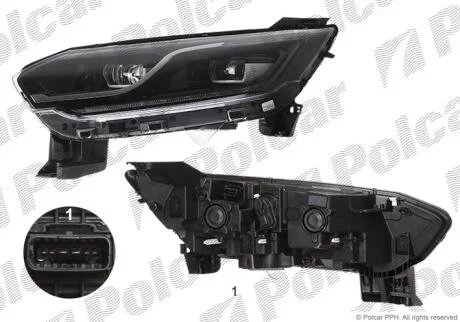 Фара основна Polcar 60V210-XUA