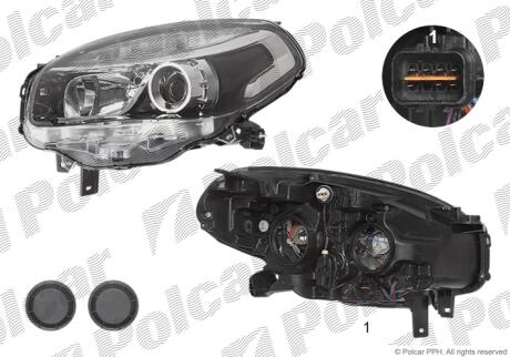 Фара основная Polcar 60X109-E