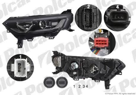 Фара основная Polcar 60X310-E