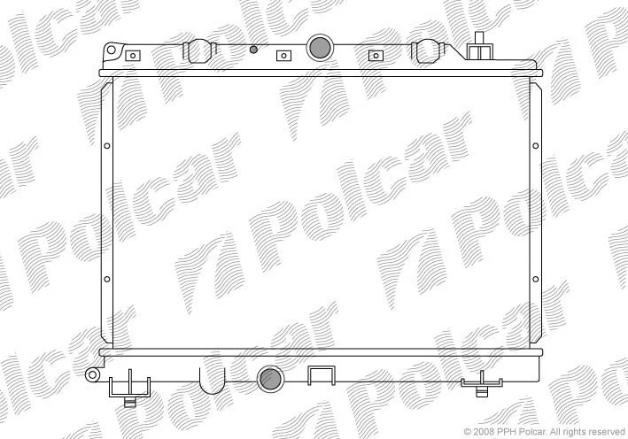 Радіатори охолодження Polcar 634008-2 (фото 1)