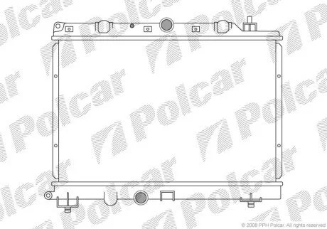 Радіатори охолодження Polcar 634008-2