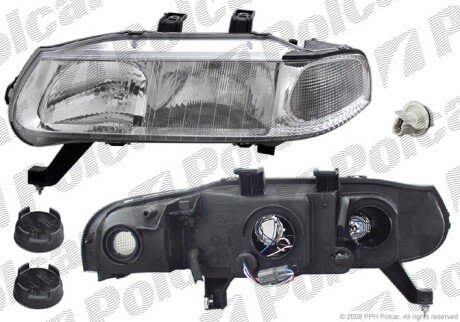 Фара основная правая H1, H7, PY21W Polcar 634010-C