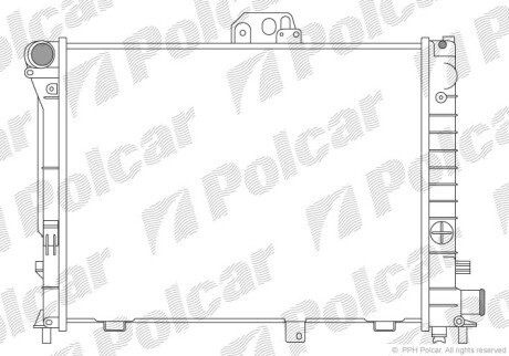 Радіатори охолодження Polcar 652008-3