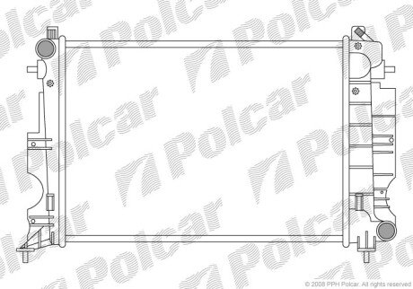 Радіатори охолодження Polcar 652208-2