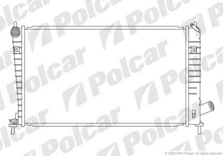 Радіатори охолодження Polcar 652308-1