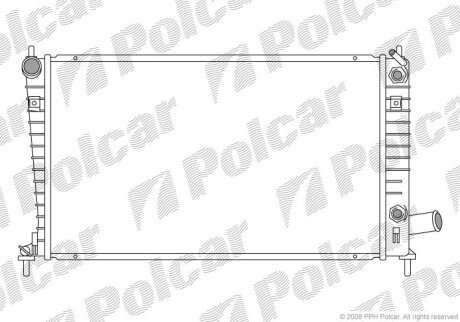 Радіатори охолодження Polcar 652308-5