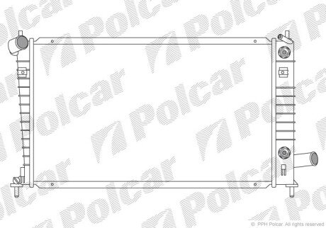 Радіатори охолодження Polcar 652408-1