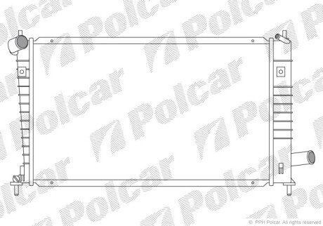 Радіатори охолодження Polcar 652408-2