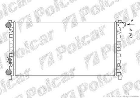 Радіатори охолодження Polcar 671108A1