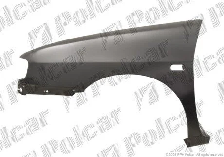 Крыло спереди слева с отверстием для поворотника Polcar 6713012J