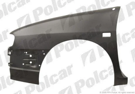 Крыло спереди справа с отверстием для поворотника Polcar 671302