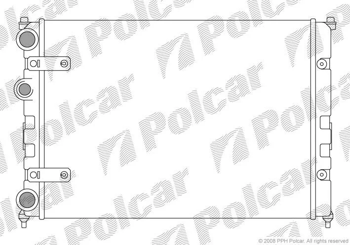 Радіатори охолодження Polcar 671308-1 (фото 1)