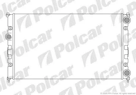 Радиаторы охлаждения Polcar 671308-3