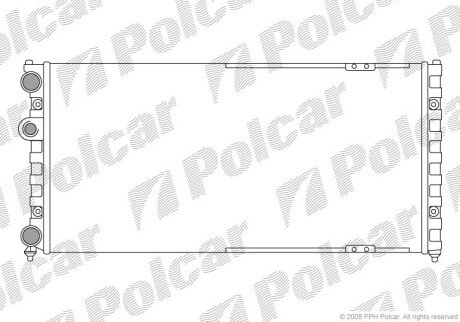 Радіатори охолодження Polcar 671308-5