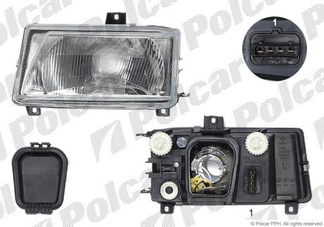 Фара основная Polcar 671309FE