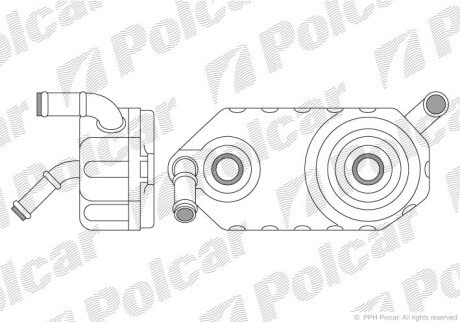 Радиаторы масла Polcar 6713L8-1