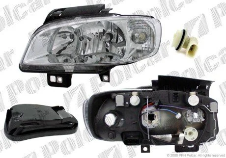 Фара основна права H1, H7 Polcar 6714101E