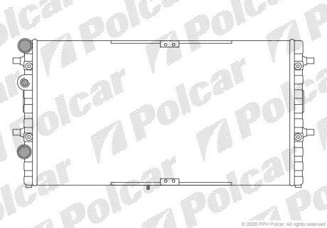 Радіатори охолодження Polcar 671608A1 (фото 1)