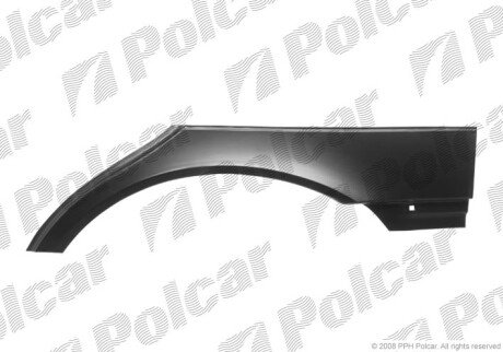 Ремкомплект крыла заднего правый Polcar 672284-5