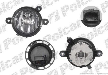 Фара передня Polcar 6730290E