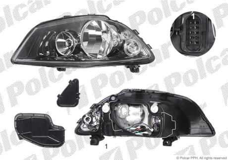 Фара основная Polcar 6731094E
