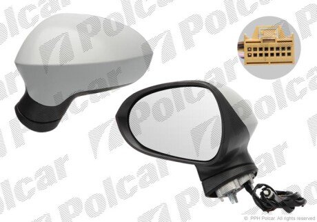 Зеркало внешнее правое Polcar 6740525M