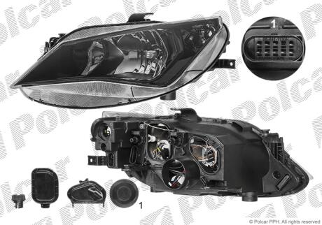 Фара основная Polcar 67B1106E