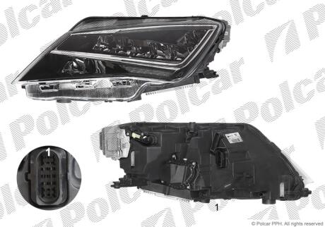Фара основная Polcar 67B2102V