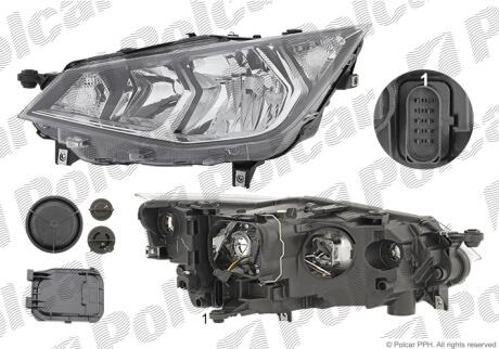Фара основная Polcar 67B3090E