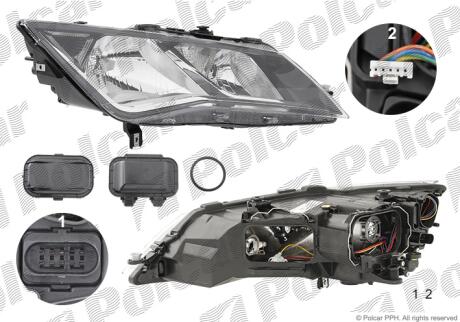 Фара основна Polcar 67C1106E