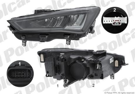 Фара основная Polcar 67C210-V