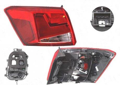 Ліхтар задній ліворуч зовнішній Polcar 67L187-U