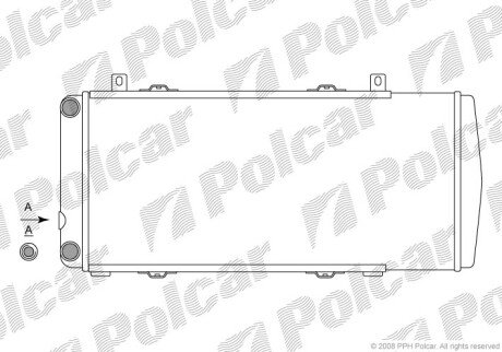 Радіатори охолодження Polcar 691008-2 (фото 1)