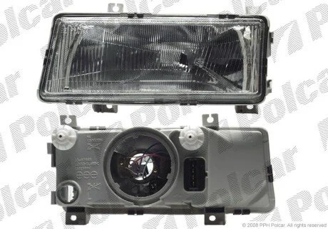 Фара основна права H4, W5W Polcar 691110-E