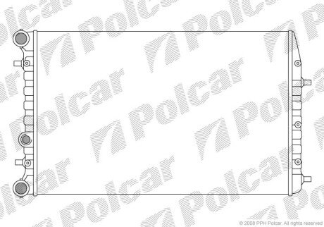 Радіатори охолодження Polcar 691308-3 (фото 1)