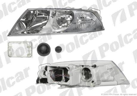 Фара основная Polcar 692209-E