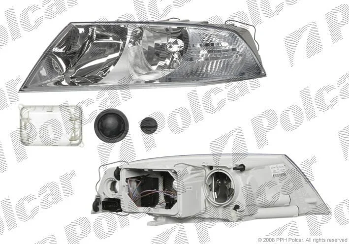 Фара основная правая H1, H7, PY21W, W5W Polcar 692210-T (фото 1)